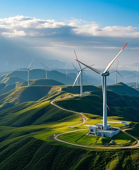 Geração de energia eólica