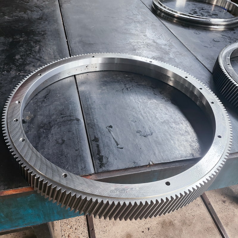 Gear ring with external gear