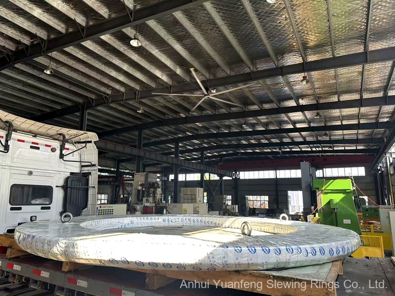 Yuanfeng 4.3-meter gear ring shipment photo 1 Yuanfeng 4.3-meter gear ring shipment photo 1